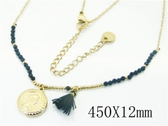 HY Wholesale Necklaces Stainless Steel 316L Jewelry Necklaces-HY52N0010HID