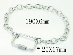 HY Wholesale Bracelets 316L Stainless Steel Jewelry Bracelets-HY81B0697JME