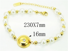 HY Wholesale Bracelets 316L Stainless Steel Jewelry Bracelets-HY80B1243PL