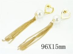 HY Wholesale Earrings 316L Stainless Steel Fashion Jewelry Earrings-HY26E0407NO