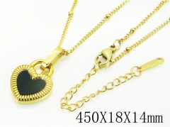 HY Wholesale Necklaces Stainless Steel 316L Jewelry Necklaces-HY80N0487NL
