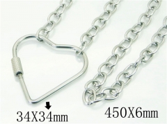 HY Wholesale Necklaces Stainless Steel 316L Jewelry Necklaces-HY81N0382KHR