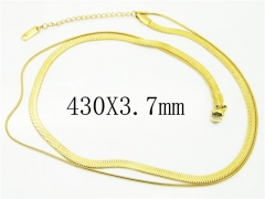 HY Wholesale Necklaces Stainless Steel 316L Jewelry Necklaces-HY80N0492OL