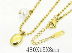 HY Wholesale Necklaces Stainless Steel 316L Jewelry Necklaces-HY80N0489OA