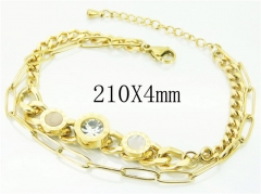 HY Wholesale Bracelets 316L Stainless Steel Jewelry Bracelets-HY32B0354HHX