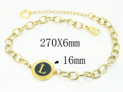HY Wholesale Bracelets 316L Stainless Steel Jewelry Bracelets-HY81B0653MG