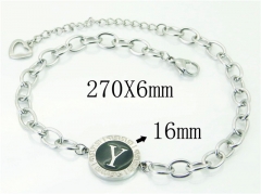 HY Wholesale Bracelets 316L Stainless Steel Jewelry Bracelets-HY81B0692KLY