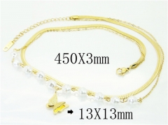 HY Wholesale Necklaces Stainless Steel 316L Jewelry Necklaces-HY32N0502HHE