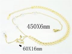 HY Wholesale Necklaces Stainless Steel 316L Jewelry Necklaces-HY32N0501HWW