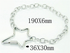 HY Wholesale Bracelets 316L Stainless Steel Jewelry Bracelets-HY81B0695JMQ