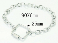 HY Wholesale Bracelets 316L Stainless Steel Jewelry Bracelets-HY81B0698JMA