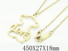 HY Wholesale Necklaces Stainless Steel 316L Jewelry Necklaces-HY52N0059PA