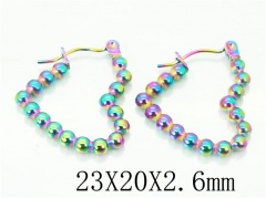 HY Wholesale Earrings 316L Stainless Steel Fashion Jewelry Earrings-HY70E0264LX