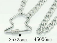 HY Wholesale Necklaces Stainless Steel 316L Jewelry Necklaces-HY81N0378LE