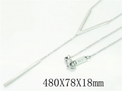 HY Wholesale Necklaces Stainless Steel 316L Jewelry Necklaces-HY52N0034OF