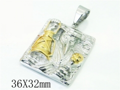 HY Wholesale Pendant 316L Stainless Steel Jewelry Pendant-HY22P0918HJB