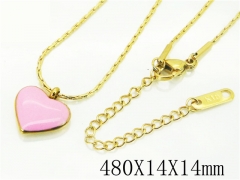 HY Wholesale Necklaces Stainless Steel 316L Jewelry Necklaces-HY80N0486NL