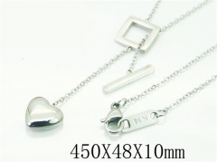 HY Wholesale Necklaces Stainless Steel 316L Jewelry Necklaces-HY52N0056OR