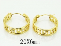 HY Wholesale Earrings 316L Stainless Steel Fashion Jewelry Earrings-HY70E0267LA