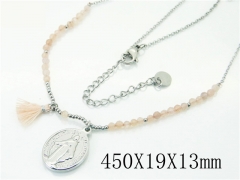 HY Wholesale Necklaces Stainless Steel 316L Jewelry Necklaces-HY52N0007HIA