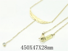 HY Wholesale Necklaces Stainless Steel 316L Jewelry Necklaces-HY52N0038OZ