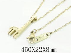 HY Wholesale Necklaces Stainless Steel 316L Jewelry Necklaces-HY52N0024OQ
