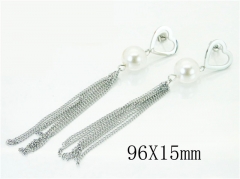 HY Wholesale Earrings 316L Stainless Steel Fashion Jewelry Earrings-HY26E0406MO