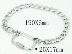 HY Wholesale Bracelets 316L Stainless Steel Jewelry Bracelets-HY81B0703KS