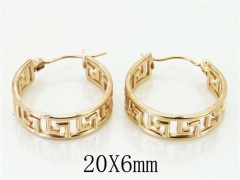 HY Wholesale Earrings 316L Stainless Steel Fashion Jewelry Earrings-HY70E0268LS