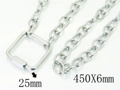 HY Wholesale Necklaces Stainless Steel 316L Jewelry Necklaces-HY81N0386KHQ