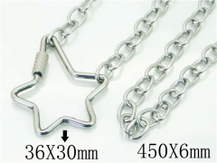 HY Wholesale Necklaces Stainless Steel 316L Jewelry Necklaces-HY81N0383KHU