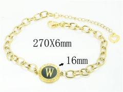 HY Wholesale Bracelets 316L Stainless Steel Jewelry Bracelets-HY81B0664MW