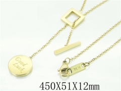 HY Wholesale Necklaces Stainless Steel 316L Jewelry Necklaces-HY52N0043HAA