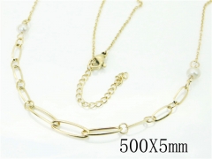 HY Wholesale Necklaces Stainless Steel 316L Jewelry Necklaces-HY52N0118HHR
