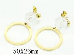 HY Wholesale Earrings 316L Stainless Steel Fashion Jewelry Earrings-HY49E0019MT