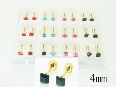 HY Wholesale Earrings 316L Stainless Steel Fashion Jewelry Earrings-HY67E0483JMD