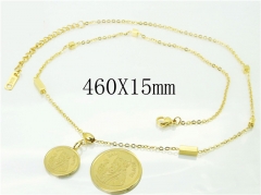 HY Wholesale Necklaces Stainless Steel 316L Jewelry Necklaces-HY56N0020HJA