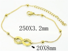 HY Wholesale Bracelets 316L Stainless Steel Jewelry Bracelets-HY43B0076KLD
