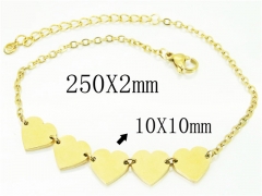 HY Wholesale Bracelets 316L Stainless Steel Jewelry Bracelets-HY43B0073KL