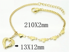 HY Wholesale Bracelets 316L Stainless Steel Jewelry Bracelets-HY43B0056ME