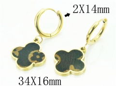 HY Wholesale Earrings 316L Stainless Steel Fashion Jewelry Earrings-HY32E0143OB