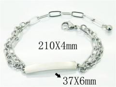 HY Wholesale Bracelets 316L Stainless Steel Jewelry Bracelets-HY43B0050MF