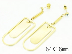 HY Wholesale Earrings 316L Stainless Steel Fashion Jewelry Earrings-HY49E0026OZ