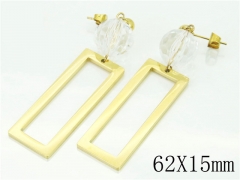 HY Wholesale Earrings 316L Stainless Steel Fashion Jewelry Earrings-HY49E0016MQ