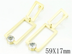 HY Wholesale Earrings 316L Stainless Steel Fashion Jewelry Earrings-HY49E0024MA