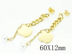 HY Wholesale Earrings 316L Stainless Steel Fashion Jewelry Earrings-HY87E0050KQ