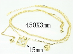 HY Wholesale Necklaces Stainless Steel 316L Jewelry Necklaces-HY32N0506HIF