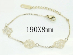 HY Wholesale Bracelets 316L Stainless Steel Jewelry Bracelets-HY56B0017OR