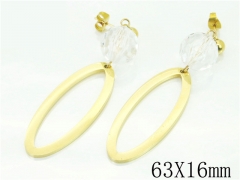 HY Wholesale Earrings 316L Stainless Steel Fashion Jewelry Earrings-HY49E0020MR
