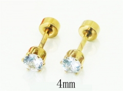 HY Wholesale Earrings 316L Stainless Steel Fashion Jewelry Earrings-HY67E0470IV